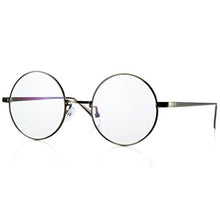 Load image into Gallery viewer, Pro Acme Retro Round Metal Frame Clear Lens Glasses Non-Prescription(Gold Frame/Clear Lens)

