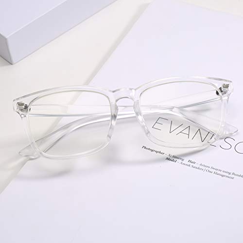 Pro Acme Hexagonal Non-Prescription Glasses Frame for Women Men Designer  Square Round Metal Clear Lens Eyeglasses (Gold+Silver) at  Women's  Clothing store