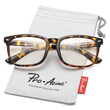 Load image into Gallery viewer, Pro Acme Non-prescription Glasses Frame Clear Lens Eyeglasses (Transparent)
